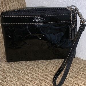 Coach Black wristlet!!!